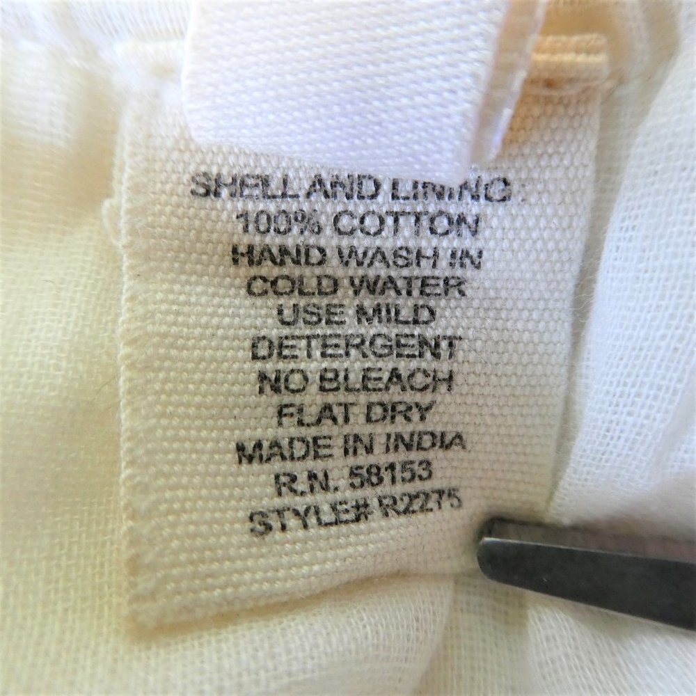 Raga Maxi Dress Cotton Gauze Rope Mirror Detail Embroidered Bodice Hem Border S - Picture 7 of 8